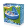Bestway Rund Uppblåsbar Pool På 54337 Liter Med Parasoll unisex, Blue / white, 241 x 241 x 140cm