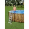Bestway Säkerhetsstege För Pool Med 4 Steg 122 Cm unisex, Black, One Size