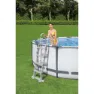 Bestway Säkerhetsstege För Pool Med 4 Steg 122 Cm unisex, Black, One Size