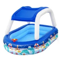 Bestway Sea Captain 213x155x132 Cm Rektangulär Uppblåsbar Pool unisex Bestway Sea Captain 213x155x132 Cm Rektangulär Uppblåsbar Pool unisex