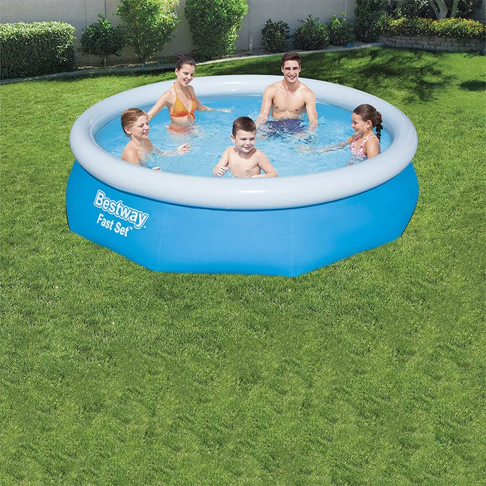Bestway Snabb Installation Ø Utan Skimmer Rund Uppblåsbar Pool 305x76 Cm unisex, Blue, 3800L