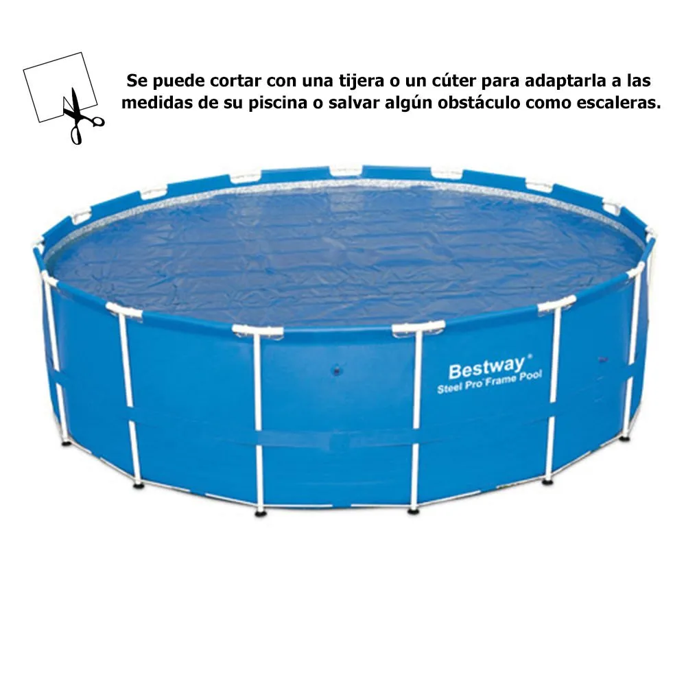 Bestway Solskydd För Pooler Med Metallstruktur Ø 488 Cm unisex, Blue, One Size
