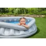 Bestway Space Ship 157x43 Cm Rund Uppblåsbar Pool unisex, Grey / blue, 512L