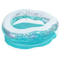 Bestway Sparkle Shell 150x127x43 Cm Rund Uppblåsbar Pool unisex Bestway Sparkle Shell 150x127x43 Cm Rund Uppblåsbar Pool unisex