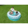 Bestway Sparkle Shell 150x127x43 Cm Rund Uppblåsbar Pool unisex, Clear / blue, 230L