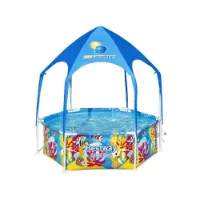 Bestway Splash-in-shade Ø183x51cm Stål Rund Ovanmarkspool unisex
