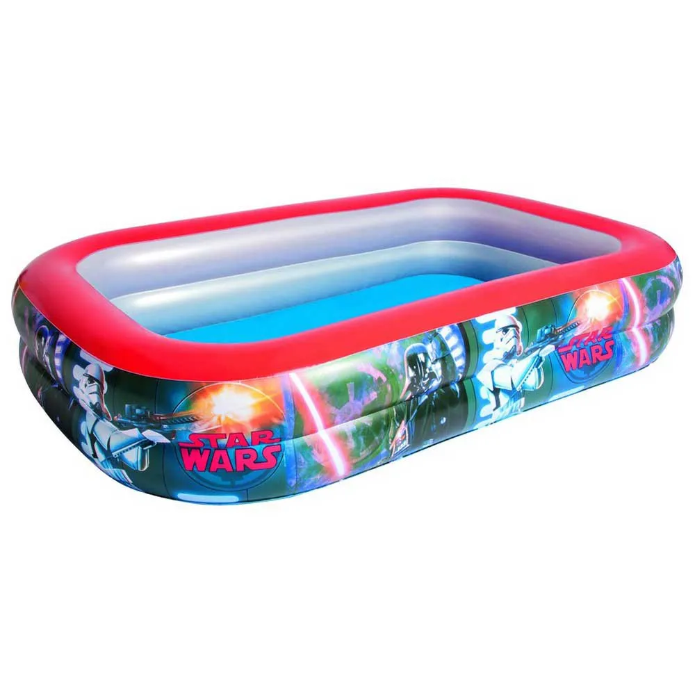 Bestway Star Wars 262x175x51 Cm Rektangulär Uppblåsbar Pool unisex, Multicolour, 778L