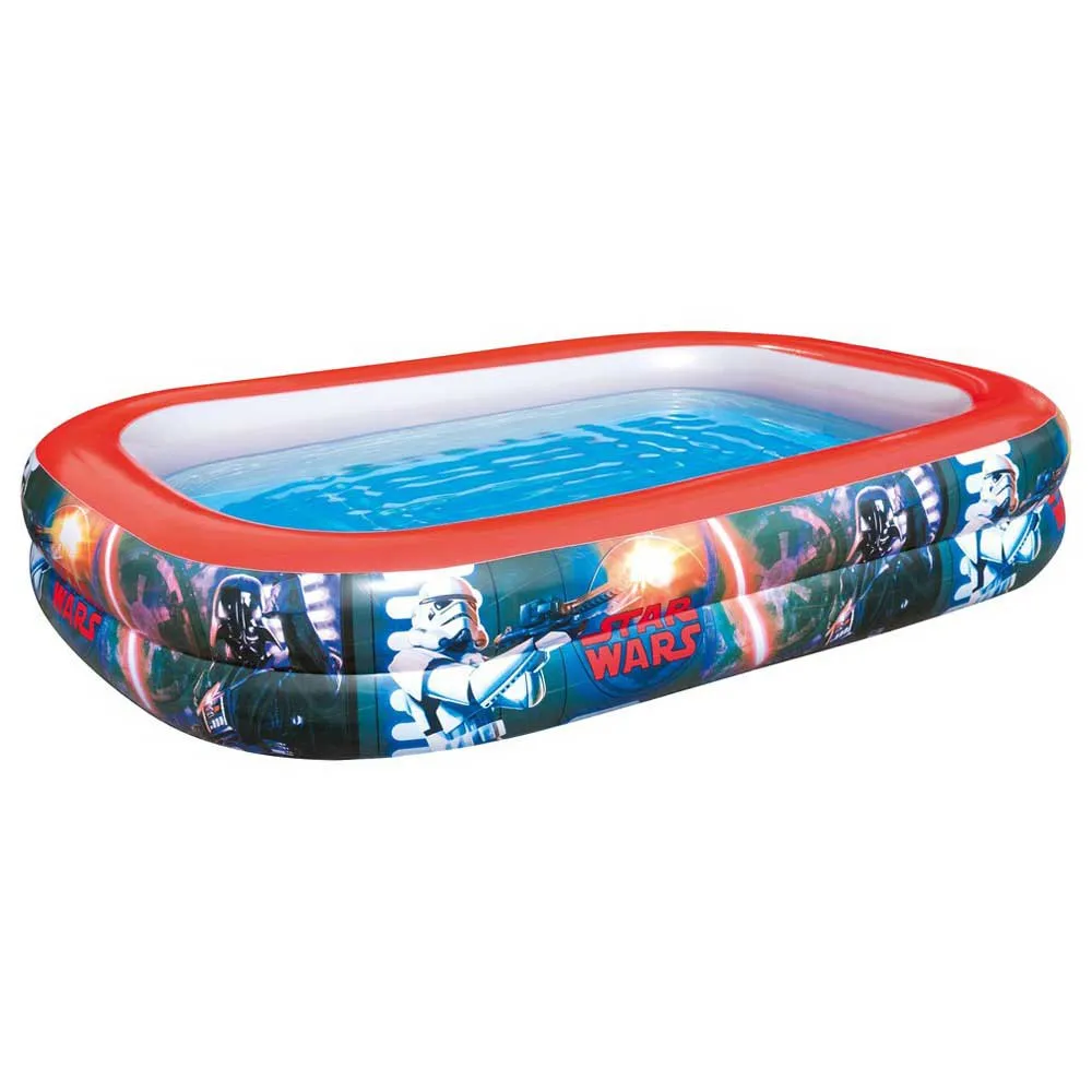 Bestway Star Wars 262x175x51 Cm Rektangulär Uppblåsbar Pool unisex, Multicolour, 778L