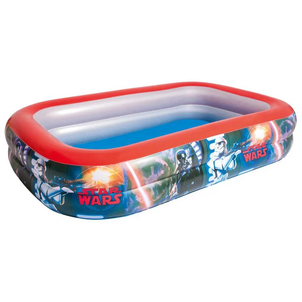 Bestway Star Wars 262x175x51 Cm Rektangulär Uppblåsbar Pool unisex, Multicolour, 778L