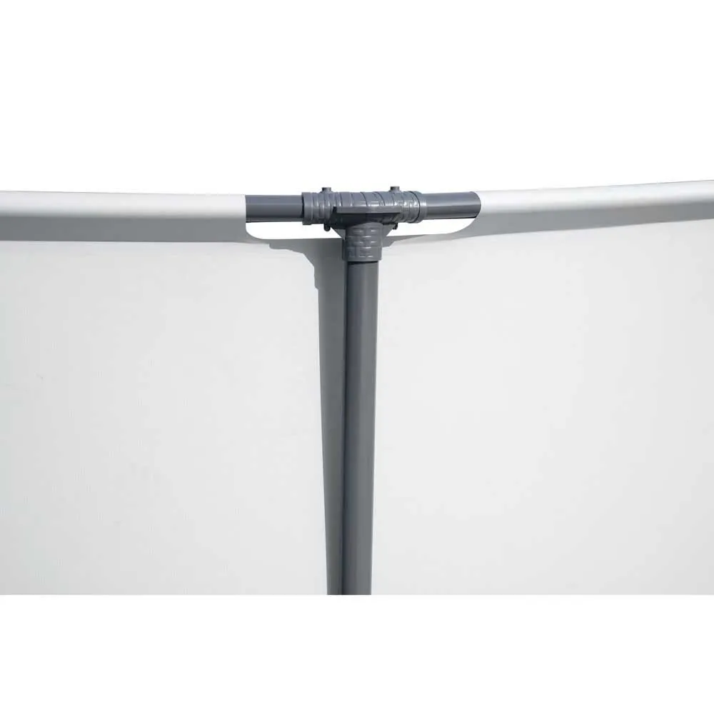 Bestway Steel Pro Max Ø 549x122 Cm Stål Rund Ovanmarkspool unisex, Grey / blue, 23062L