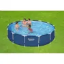 Bestway Steel Pro Ø 396x84 Cm Stål Rund Ovanmarkspool unisex, Blue, 8680L
