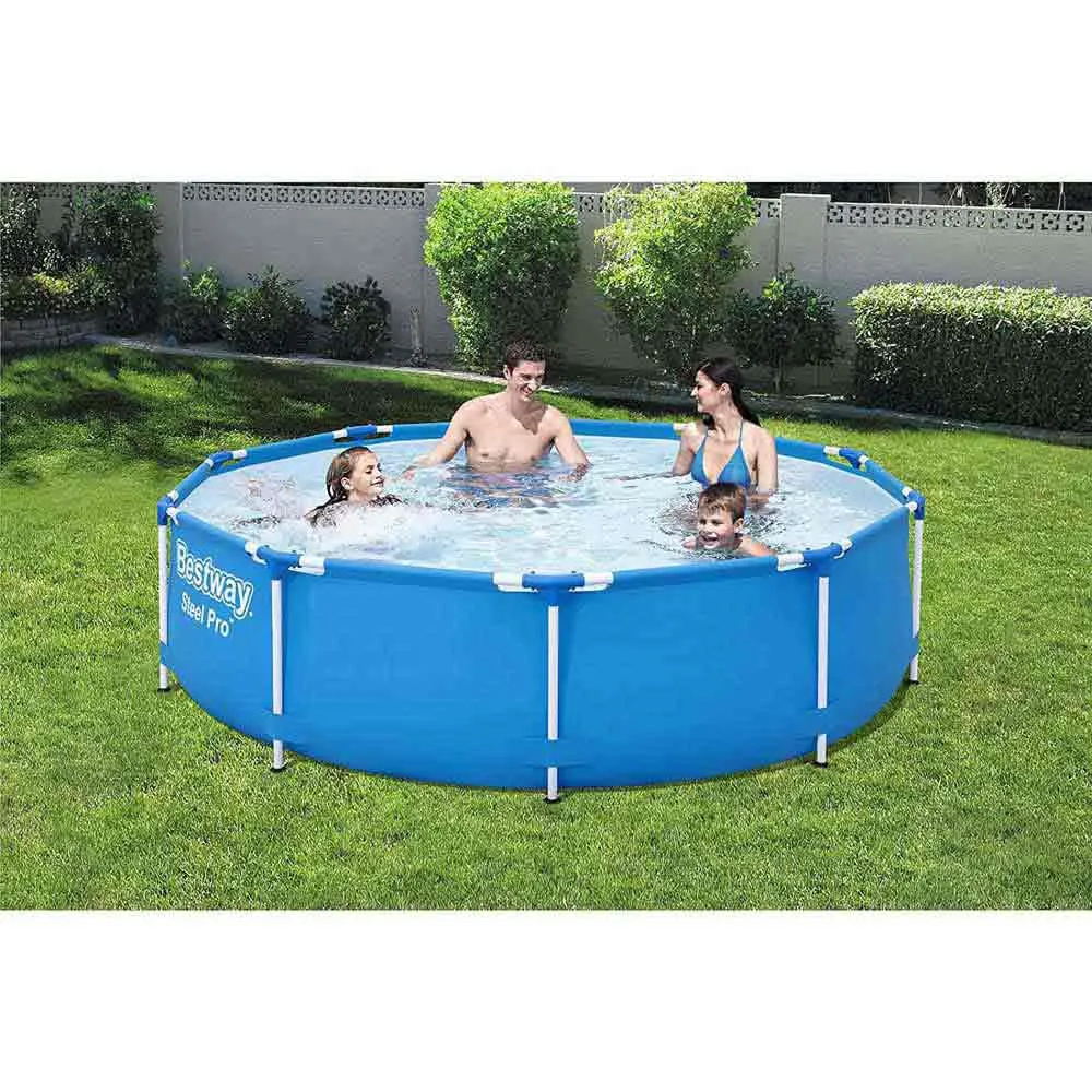Bestway Steel Pro Rörformad Pool 305x76 Cm unisex, Blue, 305 x 76cm Bestway Steel Pro Rörformad Pool 305x76 Cm unisex, Blue, 305 x 76cm