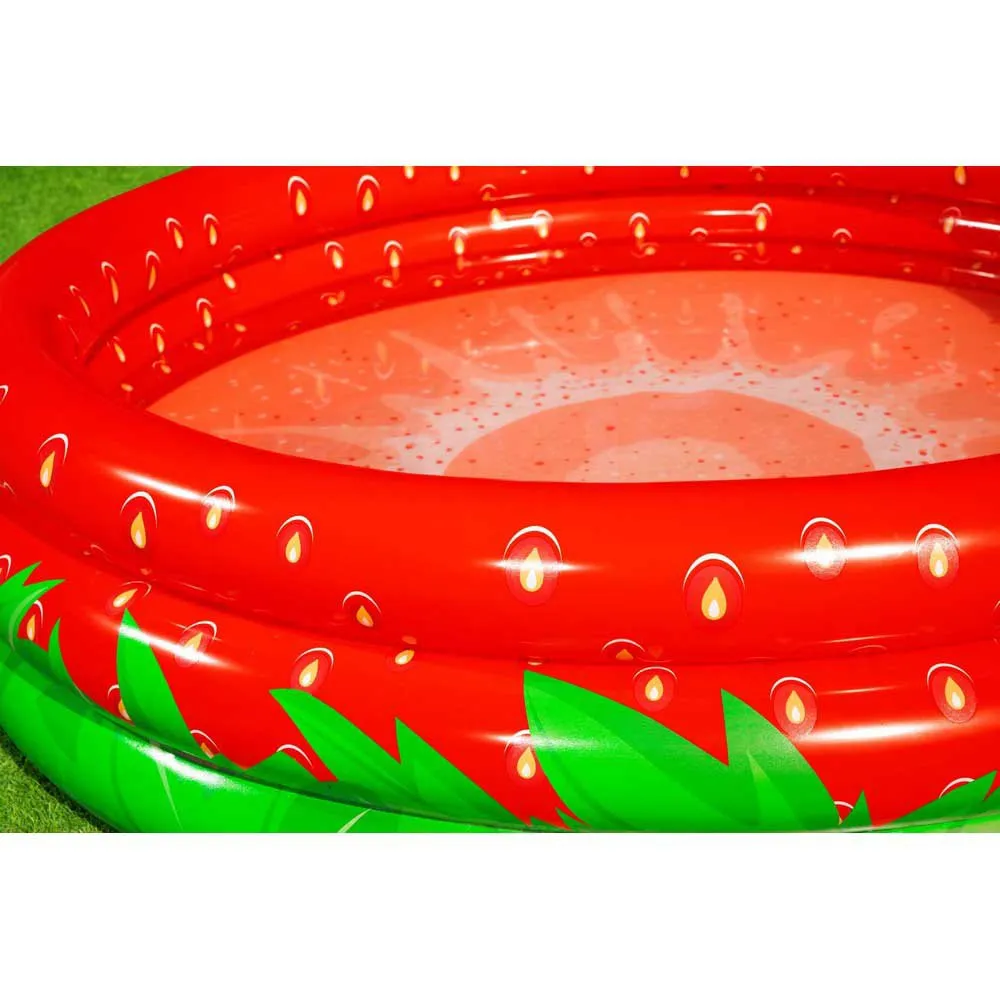 Bestway Sweet Strawberry 160x38 Cm Rund Uppblåsbar Pool unisex, Multicolour, 390L