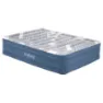 Bestway Tritech Queen Reinforced I-beam Dubbelsäng Med Inbyggd Pump, Blue / grey, 203 x 152 x 46cm