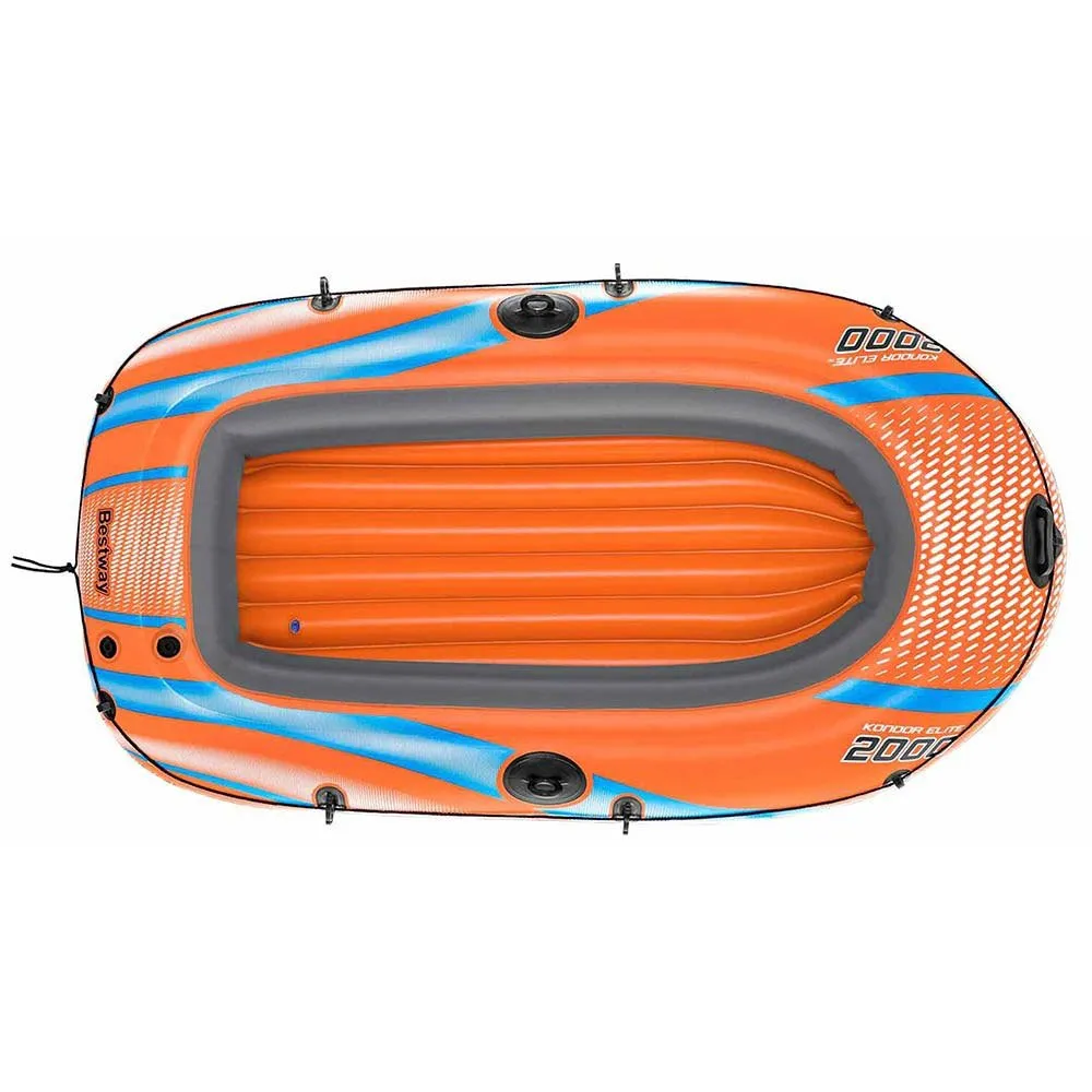 Bestway Uppblåsbar Båt Med Paddlar Och Pump 196x106 Cm unisex, Multicolor, One Size