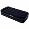 Bestway Uppblåsbar Flockad Luftmadrass Med Inbyggd Elektrisk Luftpump, Black, One Size