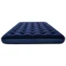 Bestway Uppblåsbar Flockad Madrass 191x137x22 Cm, Blue, One Size