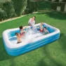 Bestway Uppblåsbar Pool 305x183x56 Cm unisex, Blue / white, 305 x 183 x 56cm