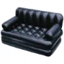 Bestway Uppblåsbar Soffa 5-i-1, Black, One Size