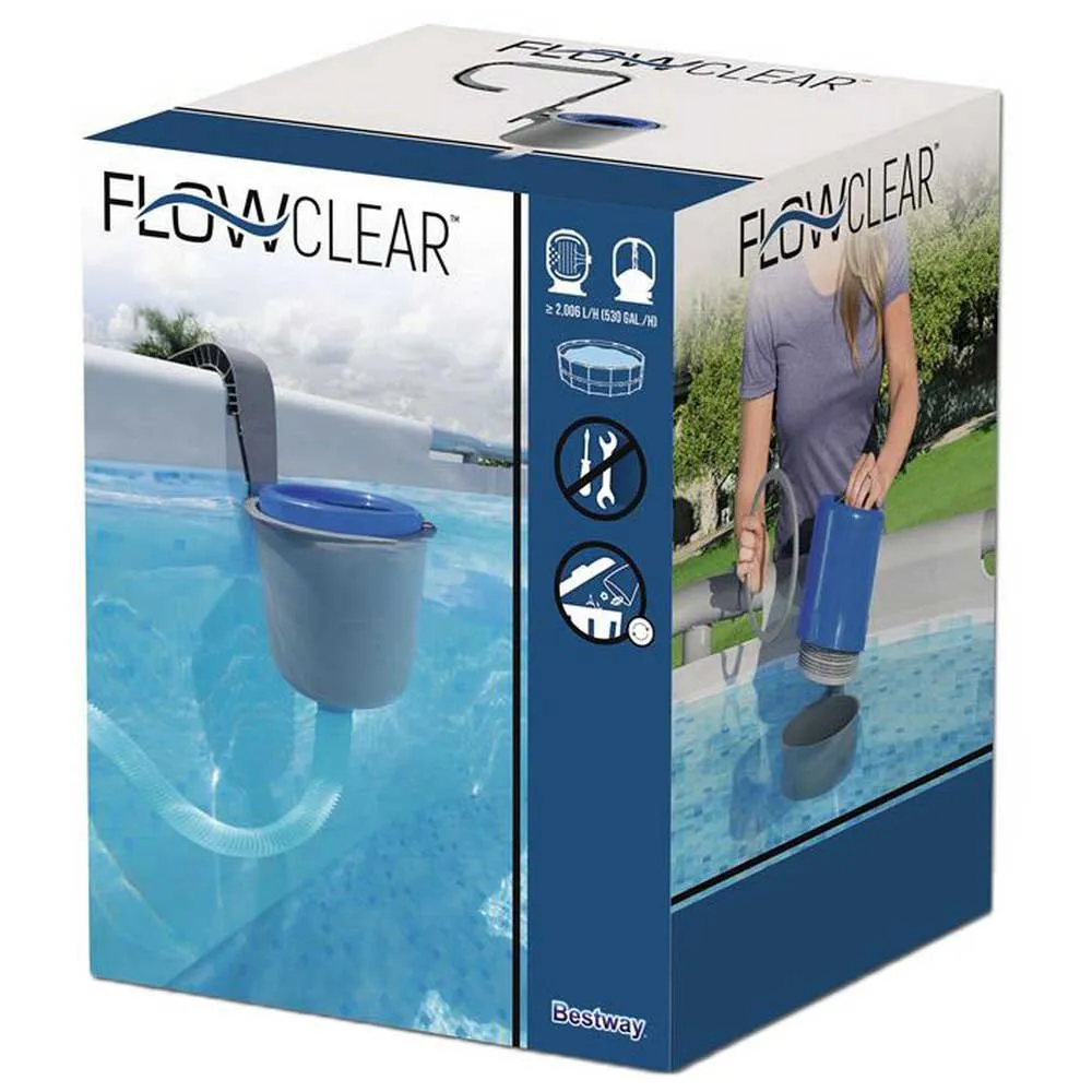 Bestway Ytskimmer För Avtagbara Pooler unisex, Grey, One Size