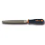 Beta Utensili 200 Mm Halvrund Fil Halvfin, Black / blue, One Size