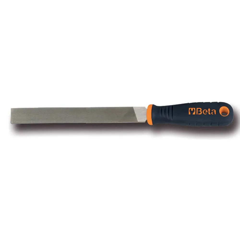 Beta Utensili 200 Mm Platt Fil Medium-söt, Black / blue, One Size