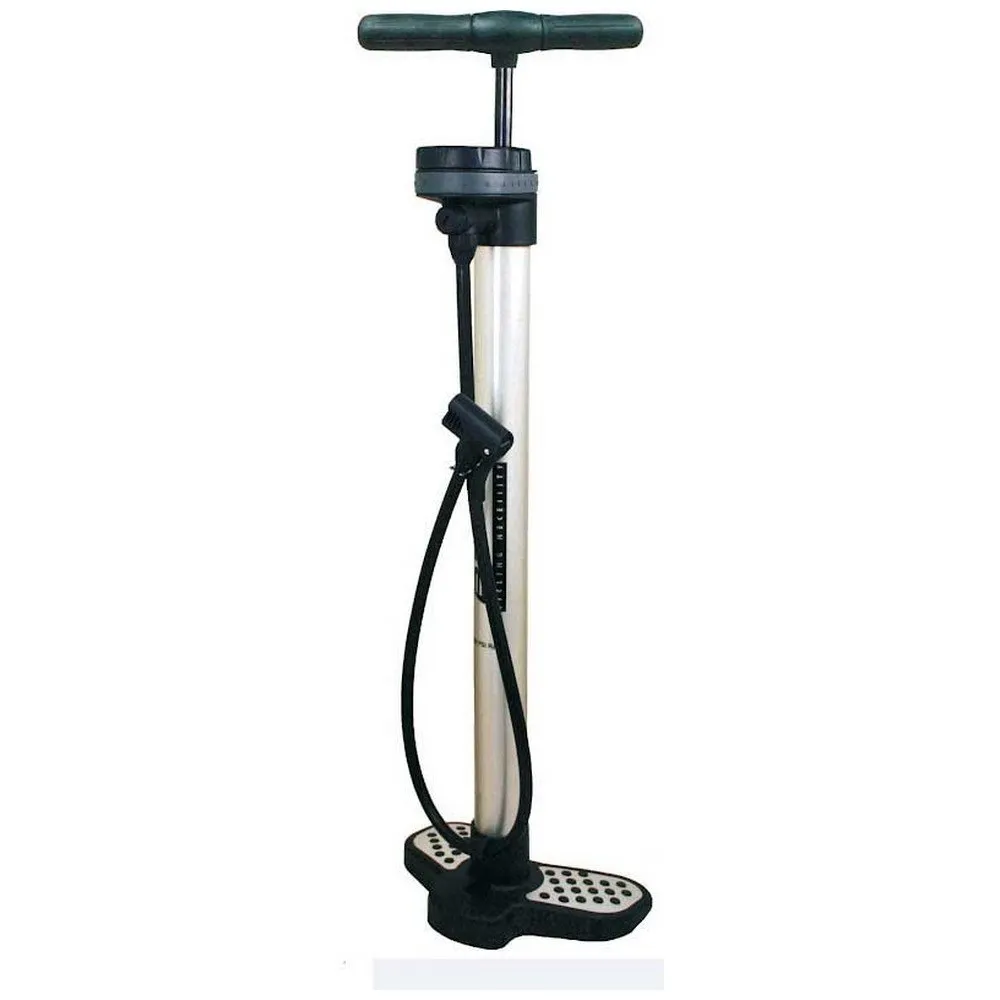 Beto Deluxe Cykelpump, Silver, 160psi Beto Deluxe Cykelpump, Silver, 160psi