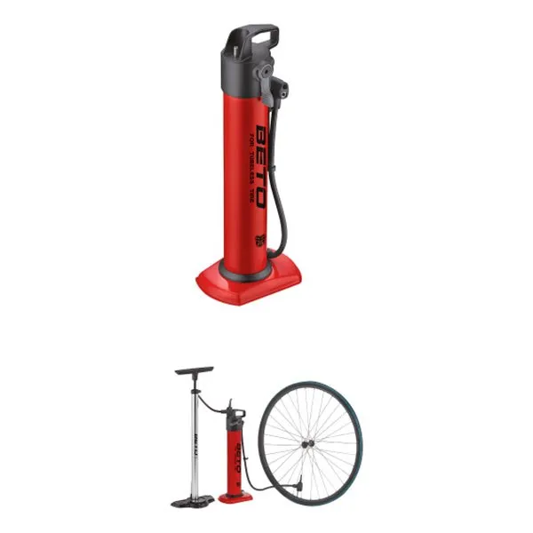 Beto Jet Air Cykelpump, Red, 160psi