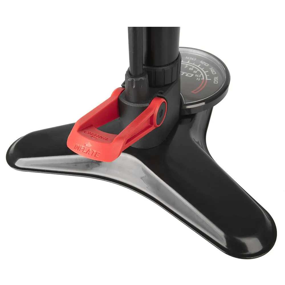 Beto Tubeless Cykelpump, Black, 160psi Beto Tubeless Cykelpump, Black, 160psi