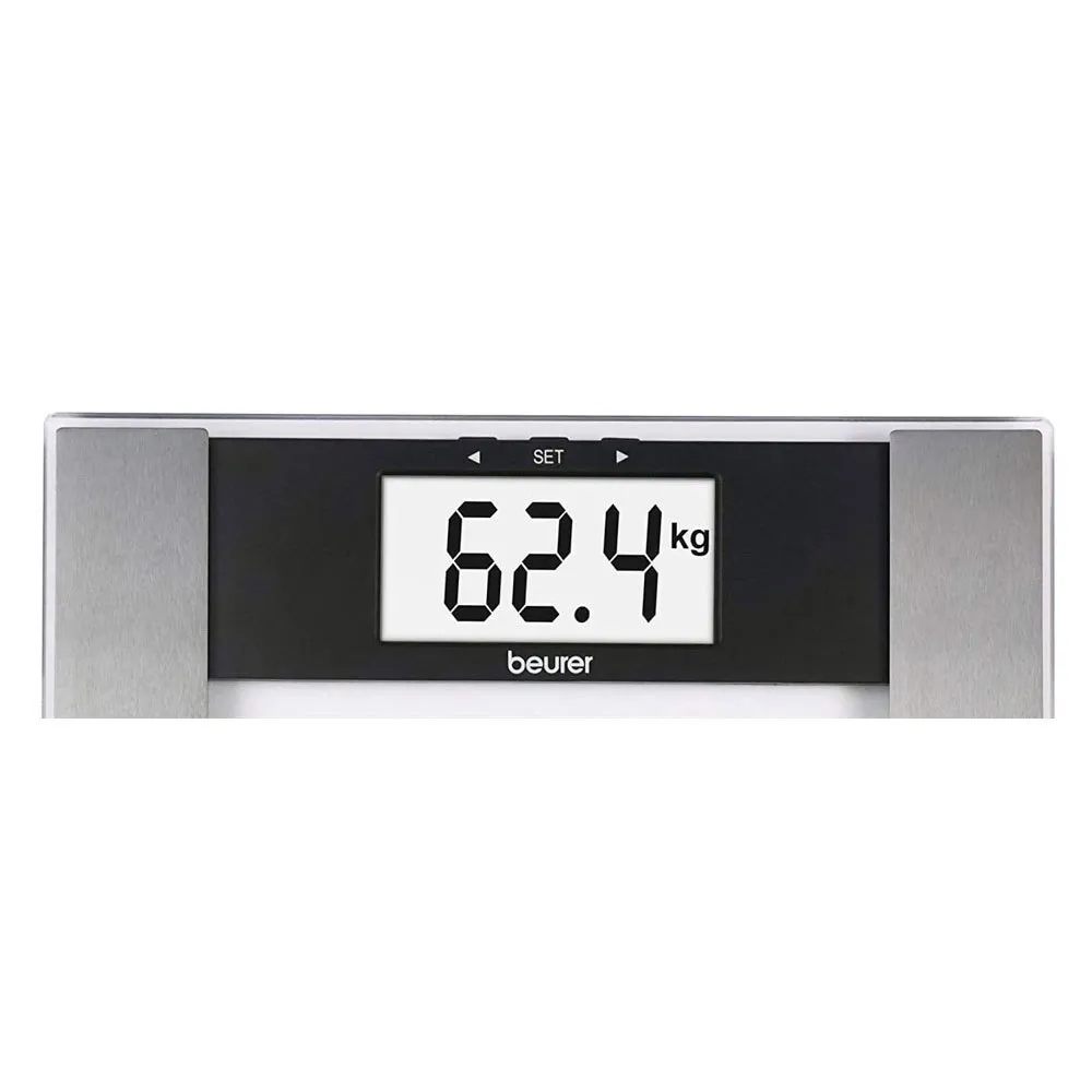 Beurer Bg17 Våg, Silver / black / clear, One Size