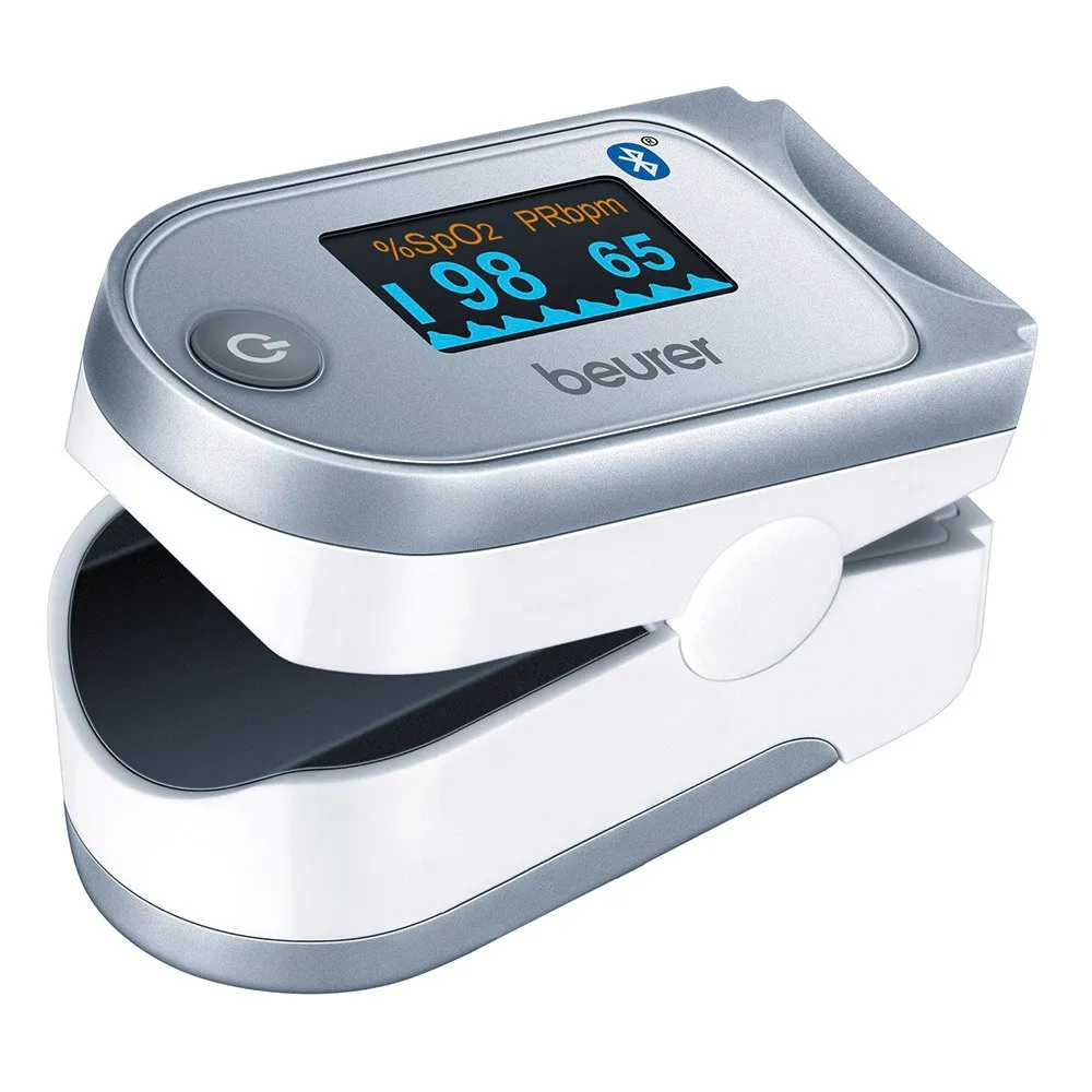 Beurer Po 60 Pulsoximeter, White / silver, One Size