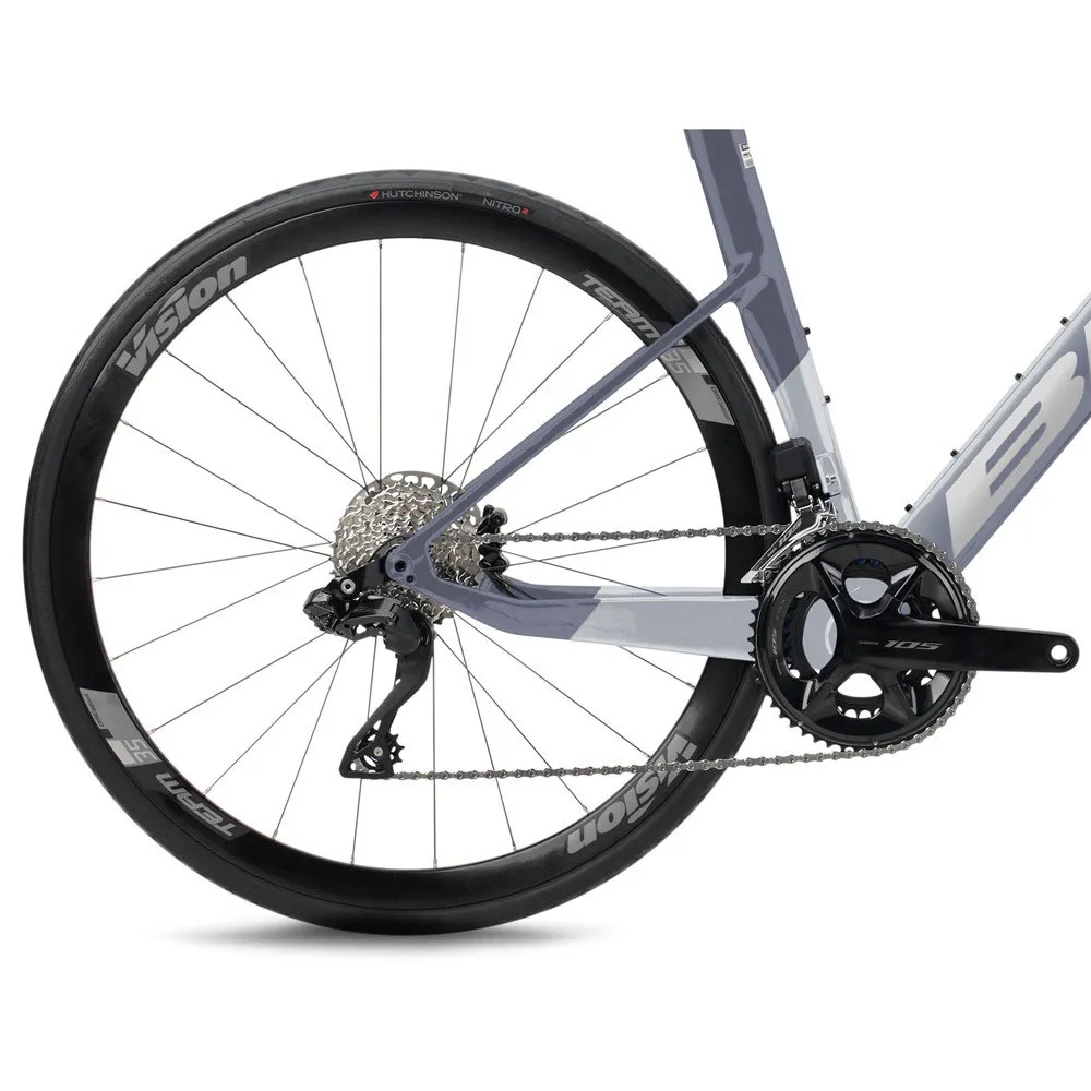BH Bikes Aerolight 6.0 105 Di2 2023 Racercykel, Silver / silver / silver