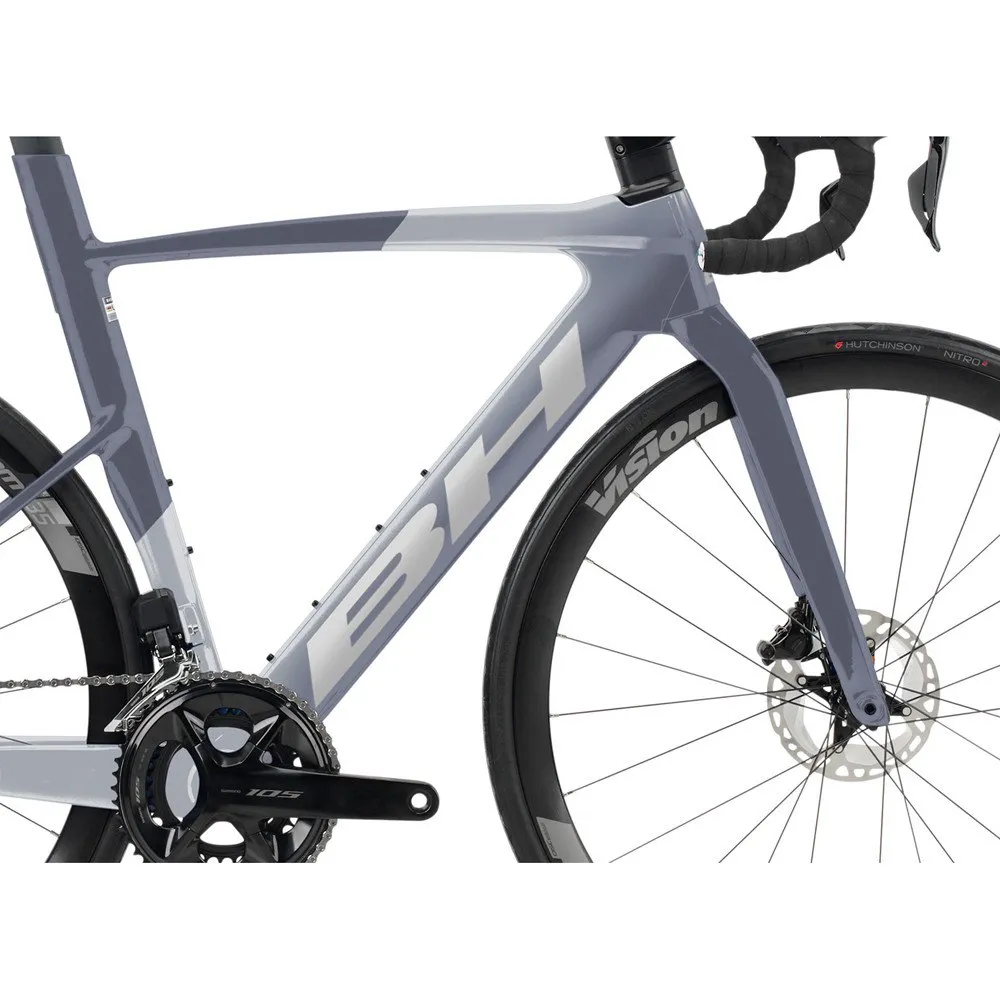 BH Bikes Aerolight 6.0 105 Di2 2023 Racercykel, Silver / silver / silver