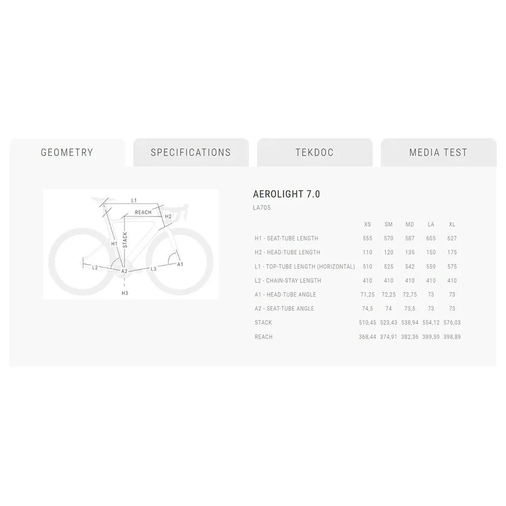 BH Bikes Aerolight 7.0 Ultegra Di2 8150 2025 Racercykel