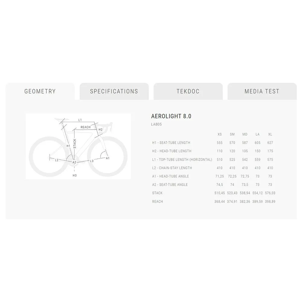 BH Bikes Aerolight 8.0 Dura Ace Di2 2025 Racercykel