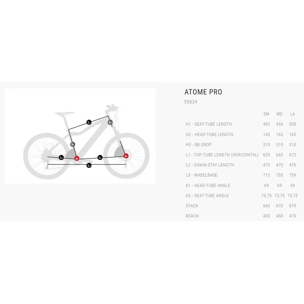 BH Bikes Atome Pro Ep6 29´´ Deore 2024 Elcykel Mtb, Silver / silver / silver, M, 720Wh