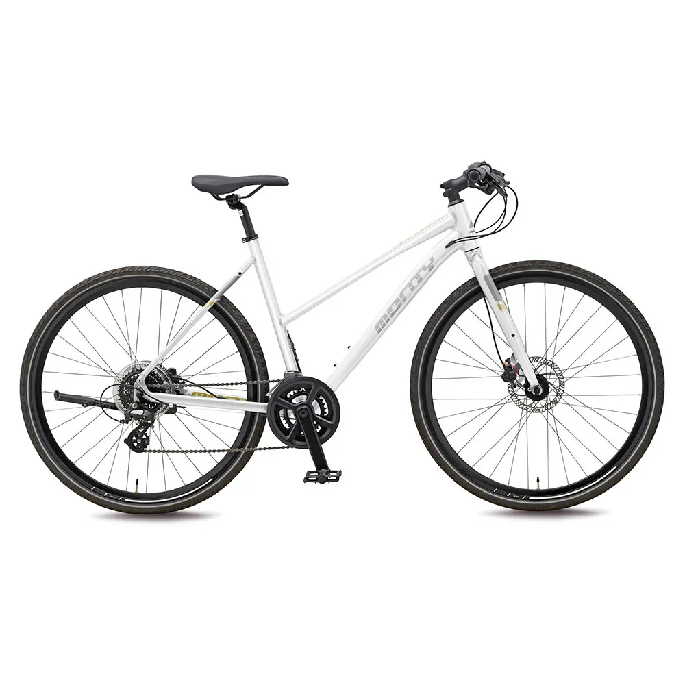 BH Bikes City Indie Altus M315 Cykel, White / silver / copper, M