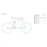 BH Bikes City Indie Altus M315 Cykel, White / silver / copper, M