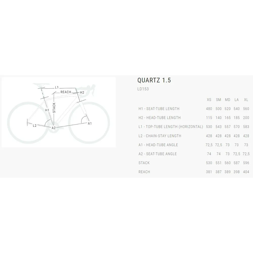 BH Bikes Quartz 1.5 105 2023 Racercykel