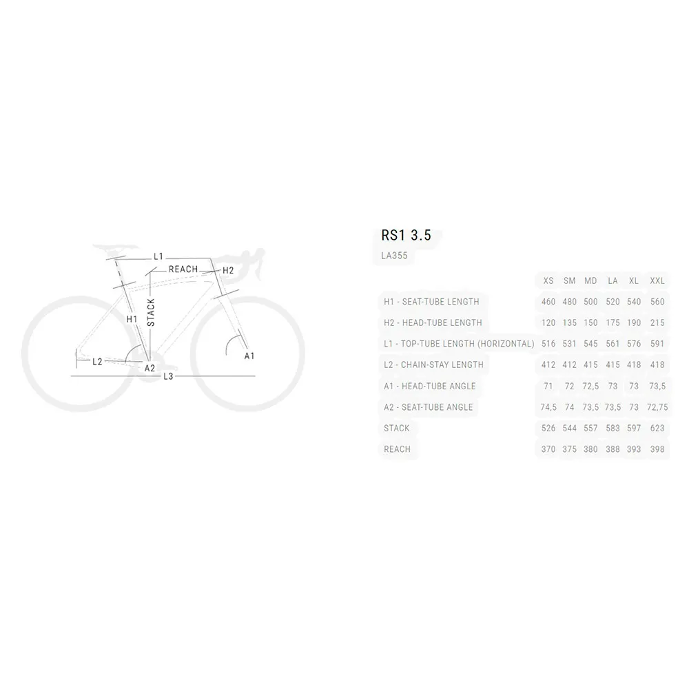 BH Bikes Rs1 3.5 105 Rd-7100 Racercykel BH Bikes Rs1 3.5 105 Rd-7100 Racercykel