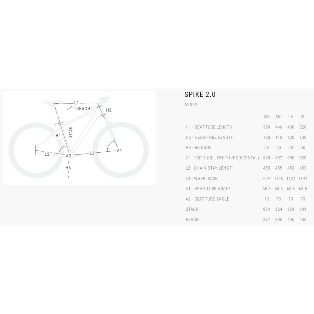 BH Bikes Spike 2.0 29´´ Altus 2025 Mtb Cykel BH Bikes Spike 2.0 29´´ Altus 2025 Mtb Cykel