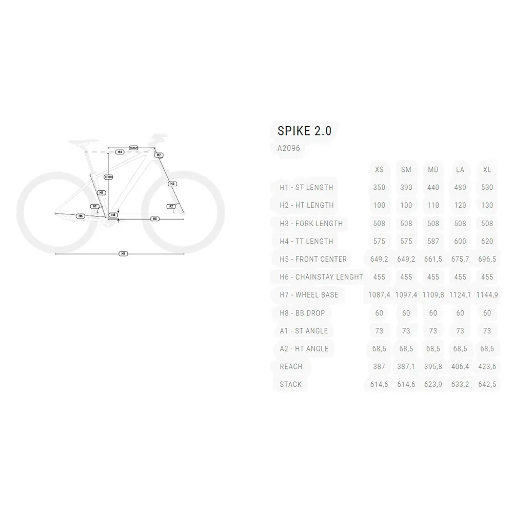 BH Bikes Spike 2.0 29´´ Altus 2026 Mtb Cykel, Roo, XS BH Bikes Spike 2.0 29´´ Altus 2026 Mtb Cykel, Roo, XS