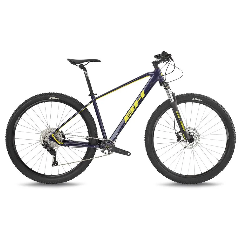 BH Bikes Spike 2.5 29´´ Deore 5120 2022 Mtb Cykel, Violet / yellow / black, XL