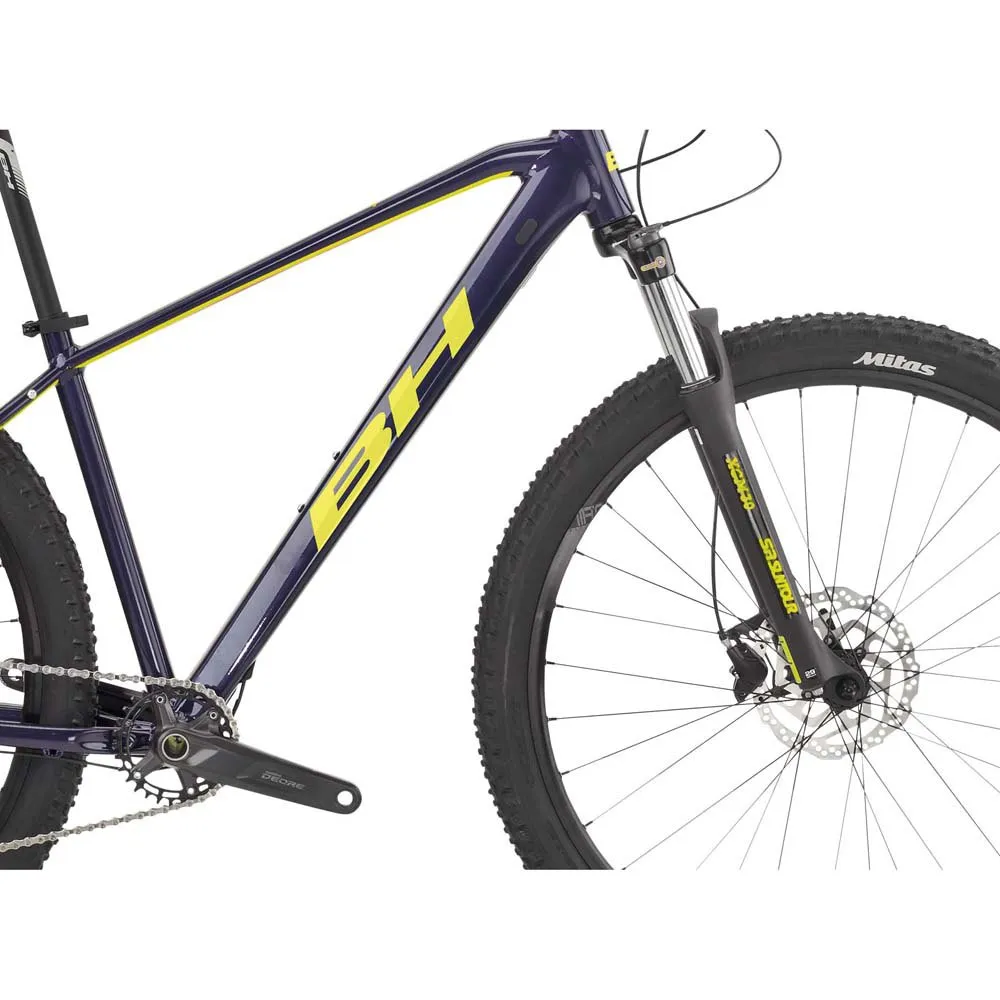 BH Bikes Spike 2.5 29´´ Deore 5120 2022 Mtb Cykel, Violet / yellow / black, XL