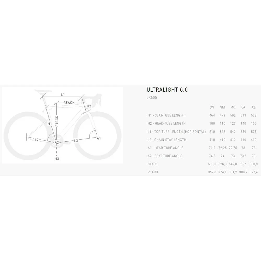 BH Bikes Ultralight 6.0 105 Di2 7150 2025 Racercykel BH Bikes Ultralight 6.0 105 Di2 7150 2025 Racercykel