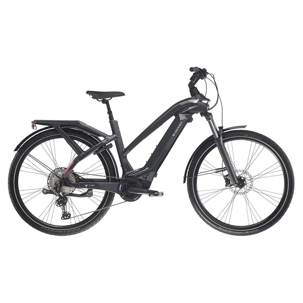 Bianchi E-omnia T Type Step Trough Nexus 5 2022 Elcykel, Black / black, M, 625Wh