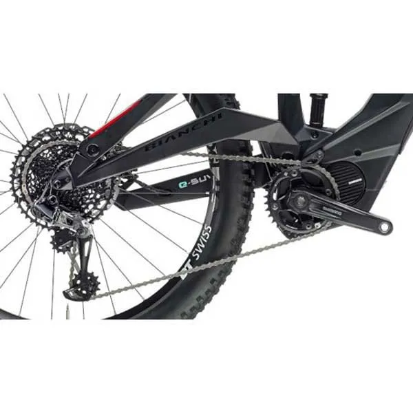 Bianchi E-suv Adventure 29/27.5´´ Gx Eagle 2023 Elcykel Mtb, Black / celeste, 53, 720Wh Bianchi E-suv Adventure 29/27.5´´ Gx Eagle 2023 Elcykel Mtb, Black / celeste, 53, 720Wh