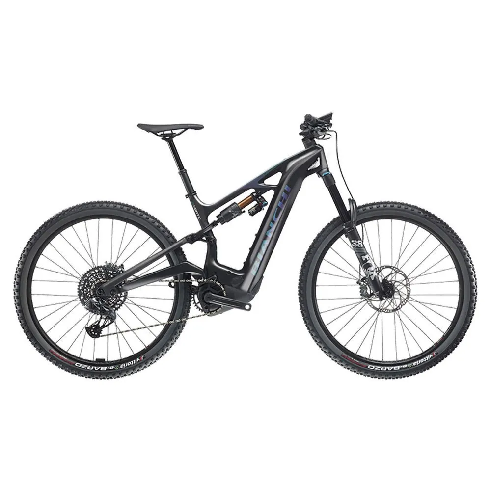 Bianchi E-vertic Fx Pro 29´´ Gx/nx Eagle 2023 Elcykel Mtb, Graphite / green blue full glossy, XL, 750Wh