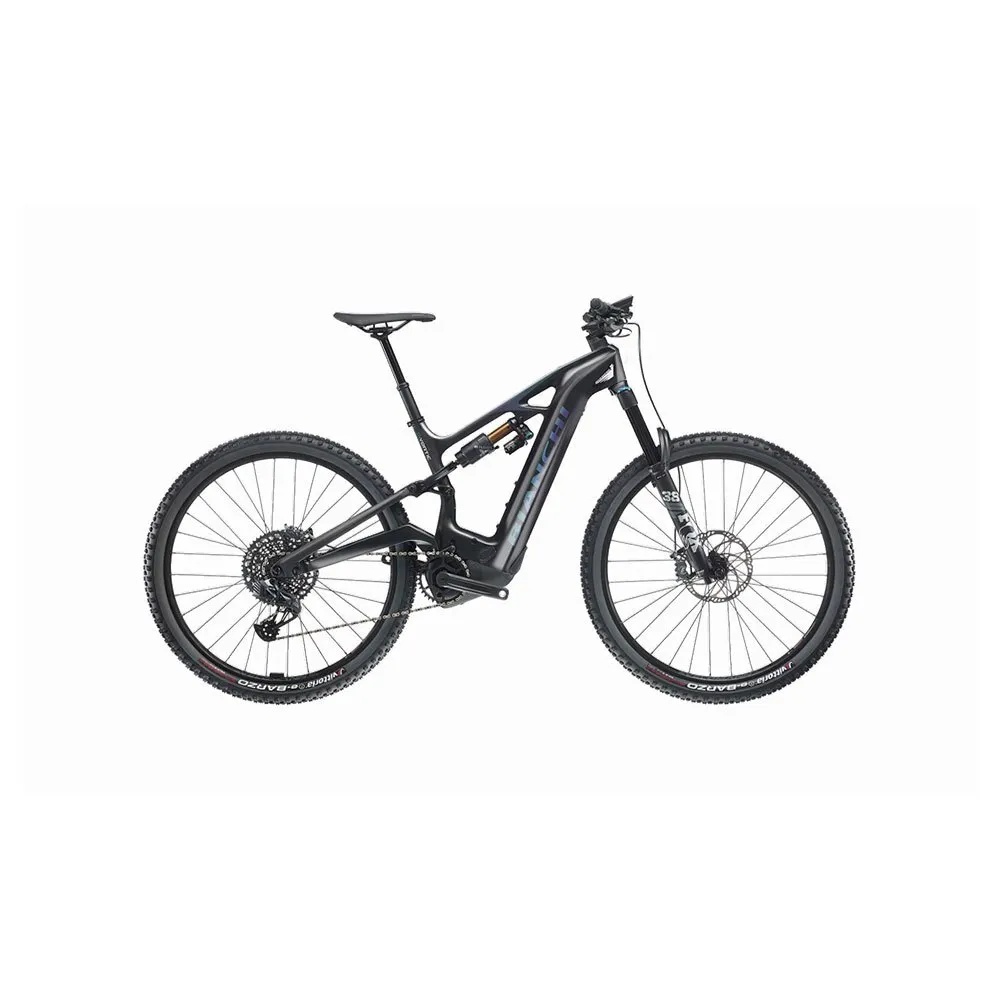 Bianchi E-vertic Fx Pro 29´´ Sx Eagle 2023 Elcykel Mtb, Graphite / green blue full glossy, XL, 750Wh