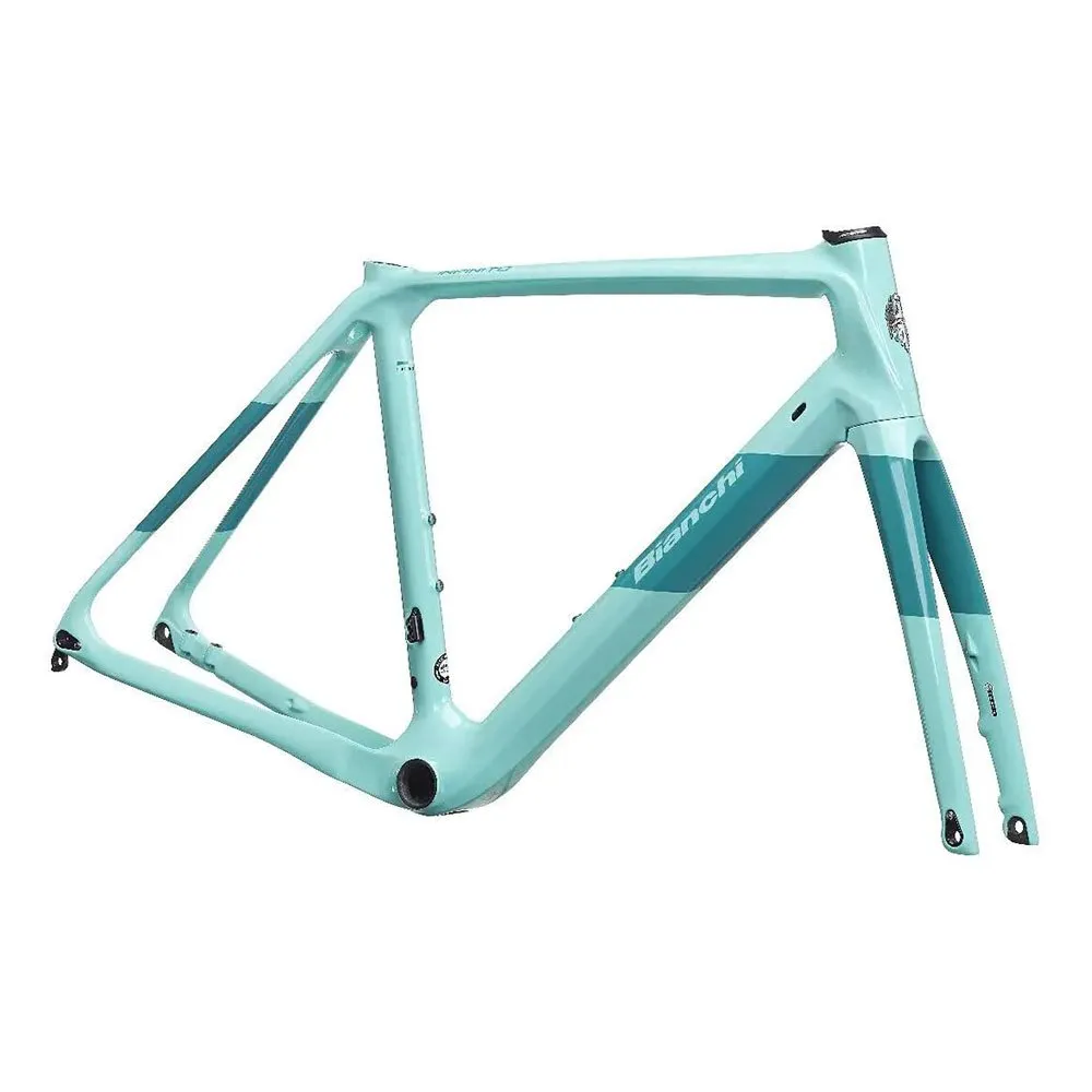 Bianchi Infinito Cv 2022 Landsvägscykelram, Blue, 55 Bianchi Infinito Cv 2022 Landsvägscykelram, Blue, 55